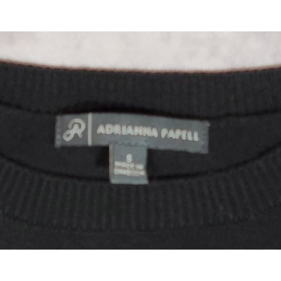 Adrianne Papell Short Sleeve Sweater Size Small - Picture 3 of 4